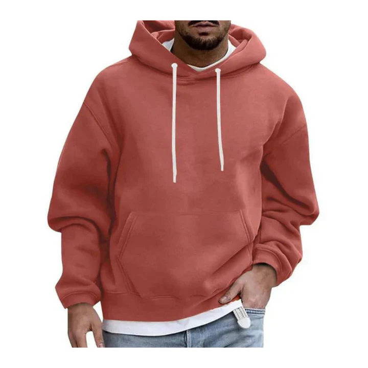 Sudadera Con Capucha Y Bolsillo Canguro Para Hombre | Manga Larga - Imagen 6