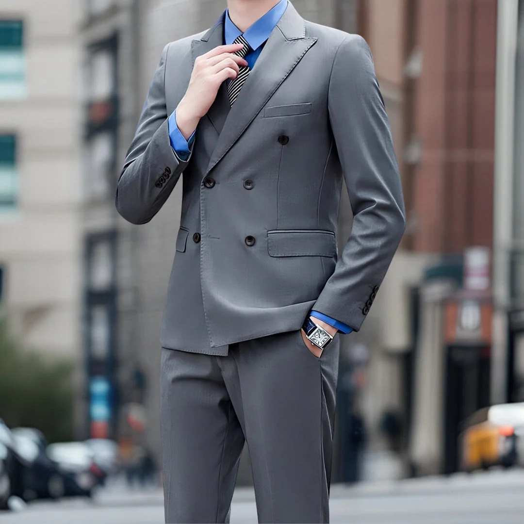 Traje Para Invitado De Boda Clásico De Dos Piezas Para Hombre | Verano - Imagen 2
