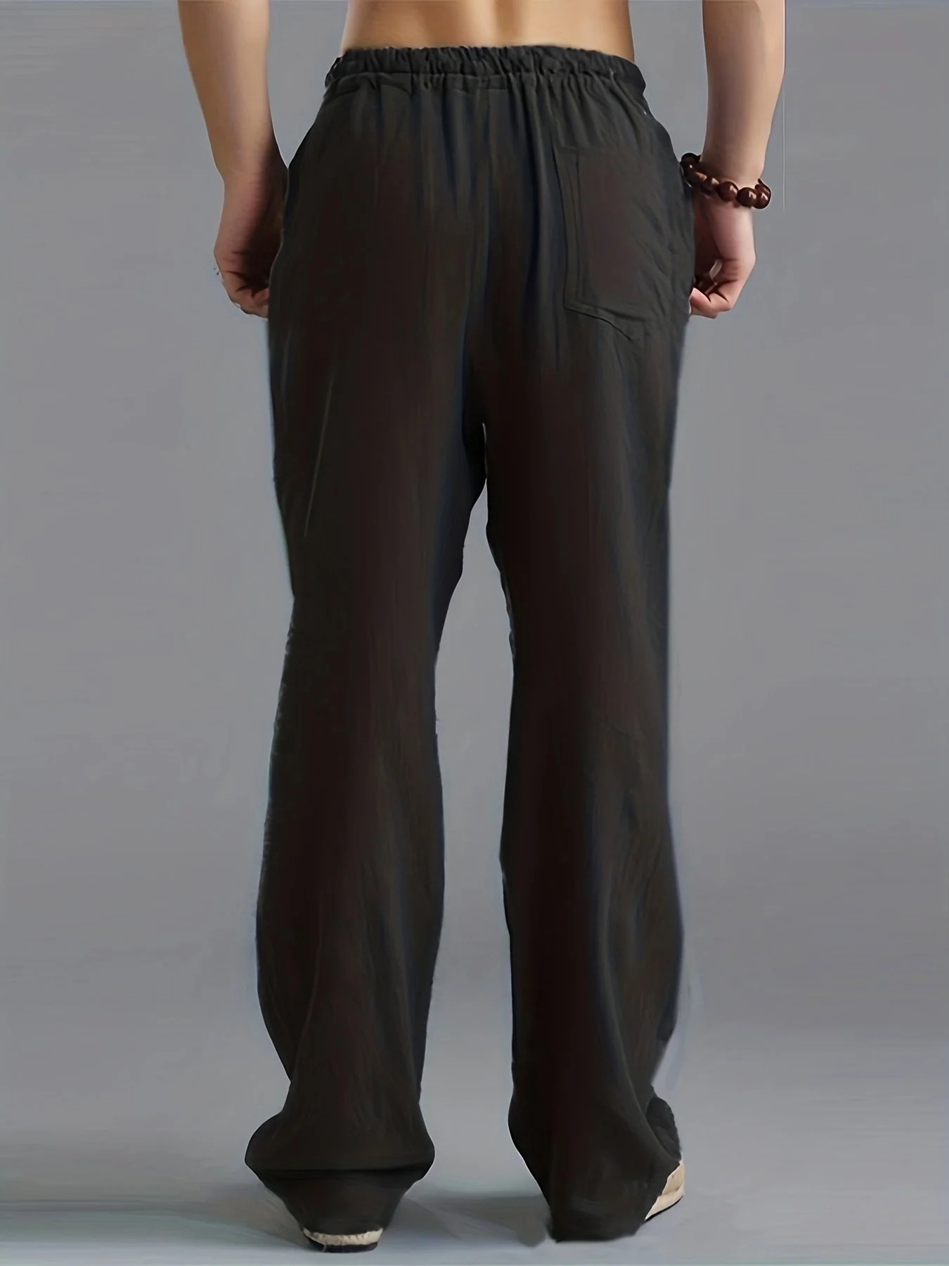 Pantalones Rectos Para Hombre | Cintura Elástica - Imagen 4