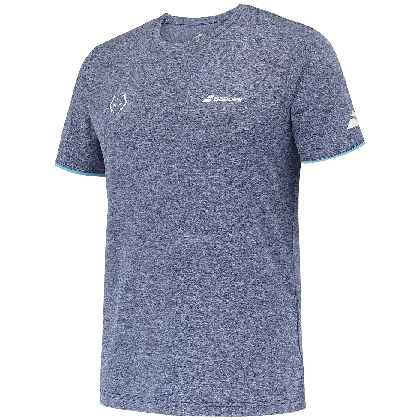 Camiseta Babolat Crew Neck Tee Juan Lebrón azul 2025 - Imagen 2