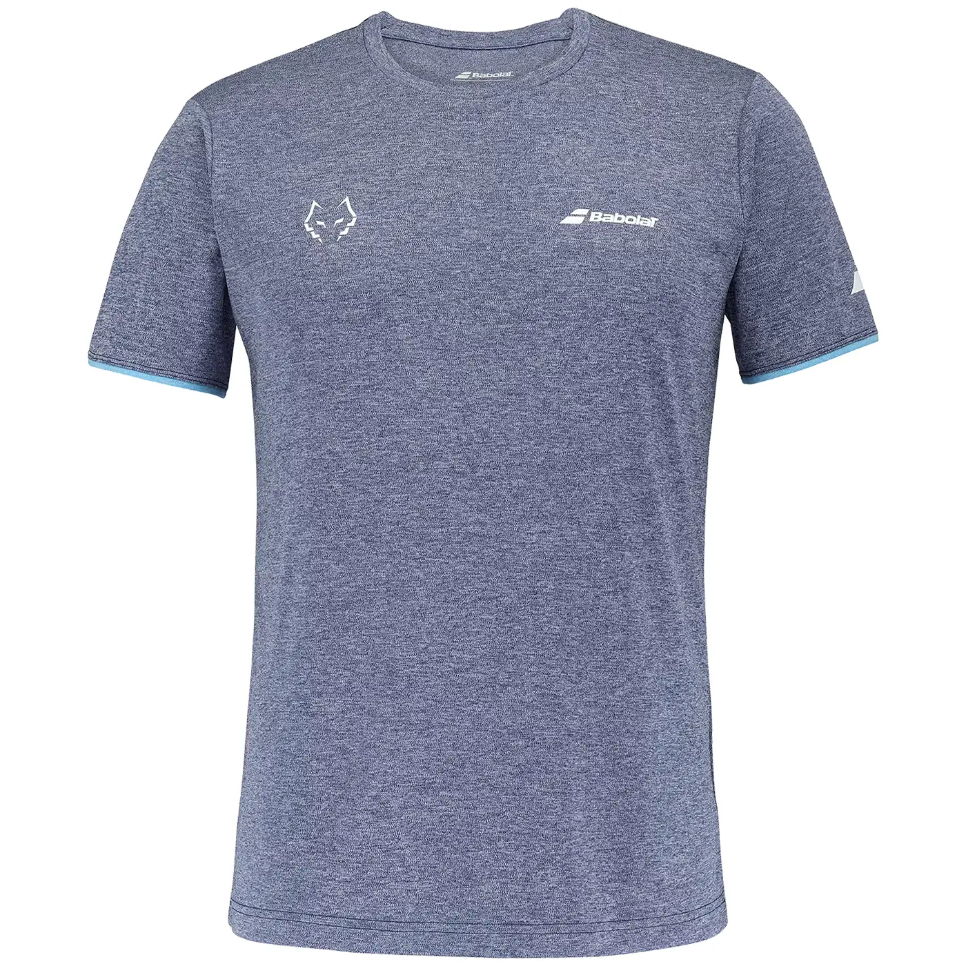 Camiseta Babolat Crew Neck Tee Juan Lebrón azul 2025