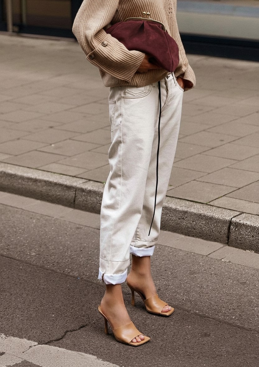 Bolso Grande De Mano Carrie – Burdeos - Imagen 2