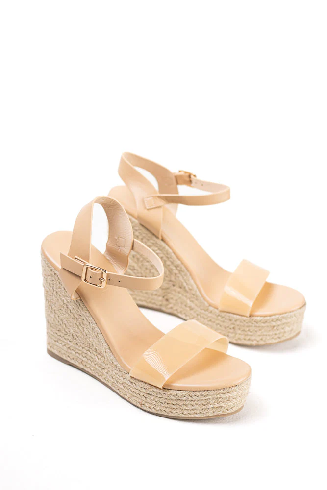 Sandalias mujer cuñas altas con plataforma de espartos con plantilla acolchada - Imagen 4