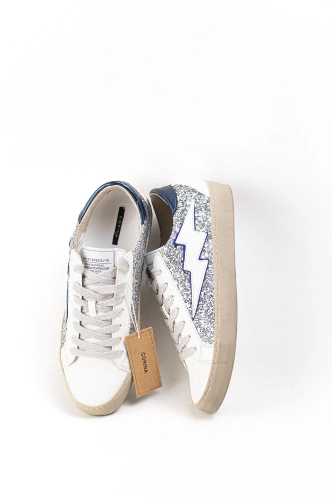 Zapatillas Casual para Mujer con Detalles Brillantes y Estrella Azul, combina confort y estilo.Corina - Imagen 8