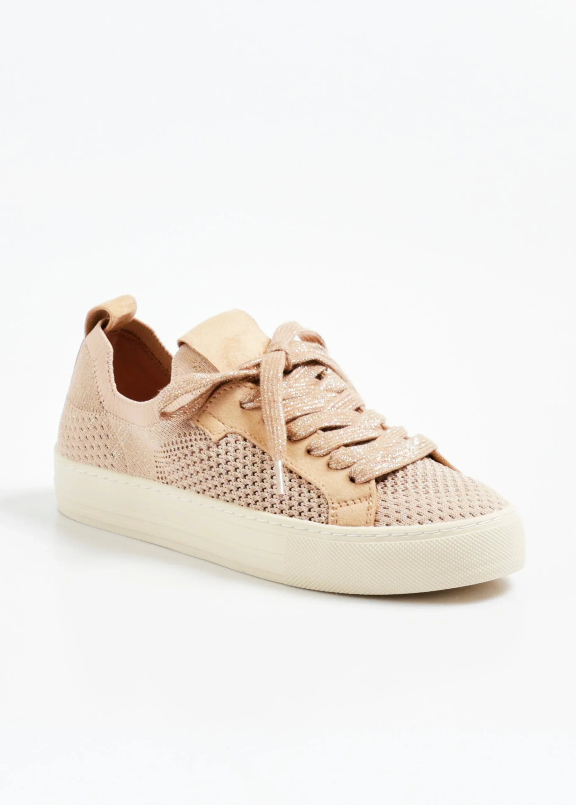 Zapatillas de malla calada con cordones