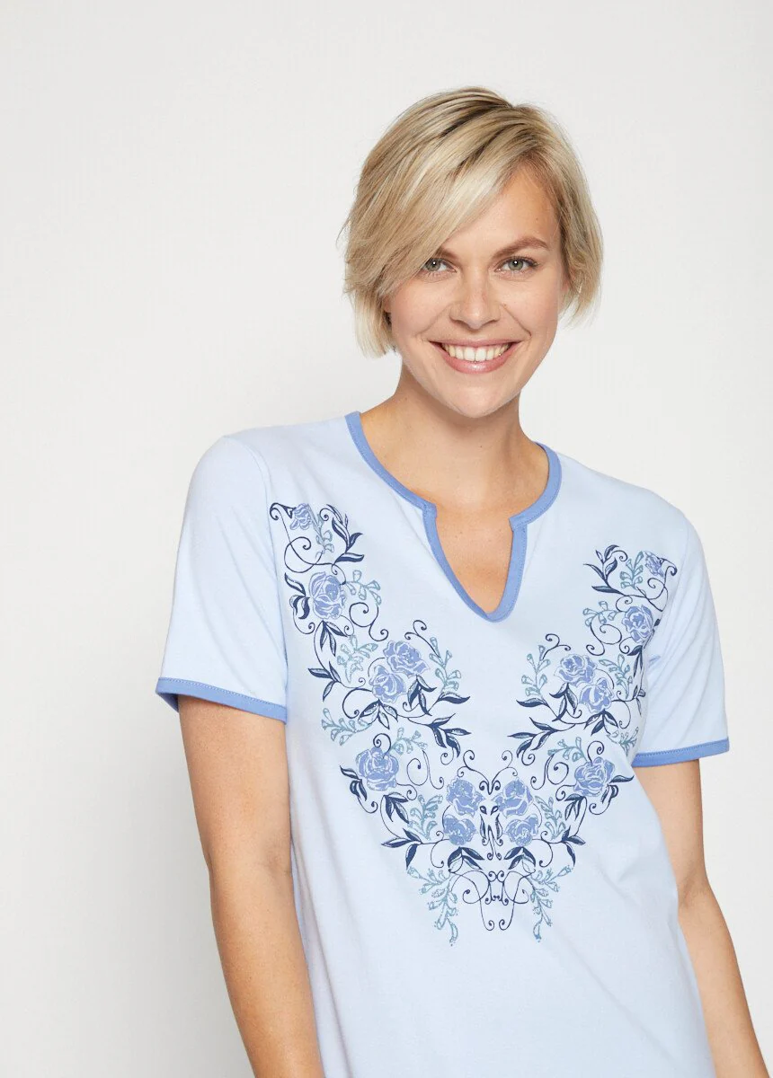Camisón largo con forma de camiseta. - Imagen 4