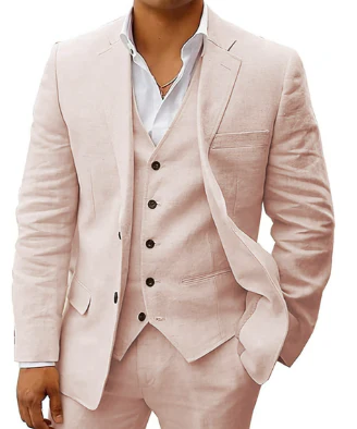 Traje Para Invitado De Boda De Tres Piezas Para Hombre | Clásico - Imagen 8