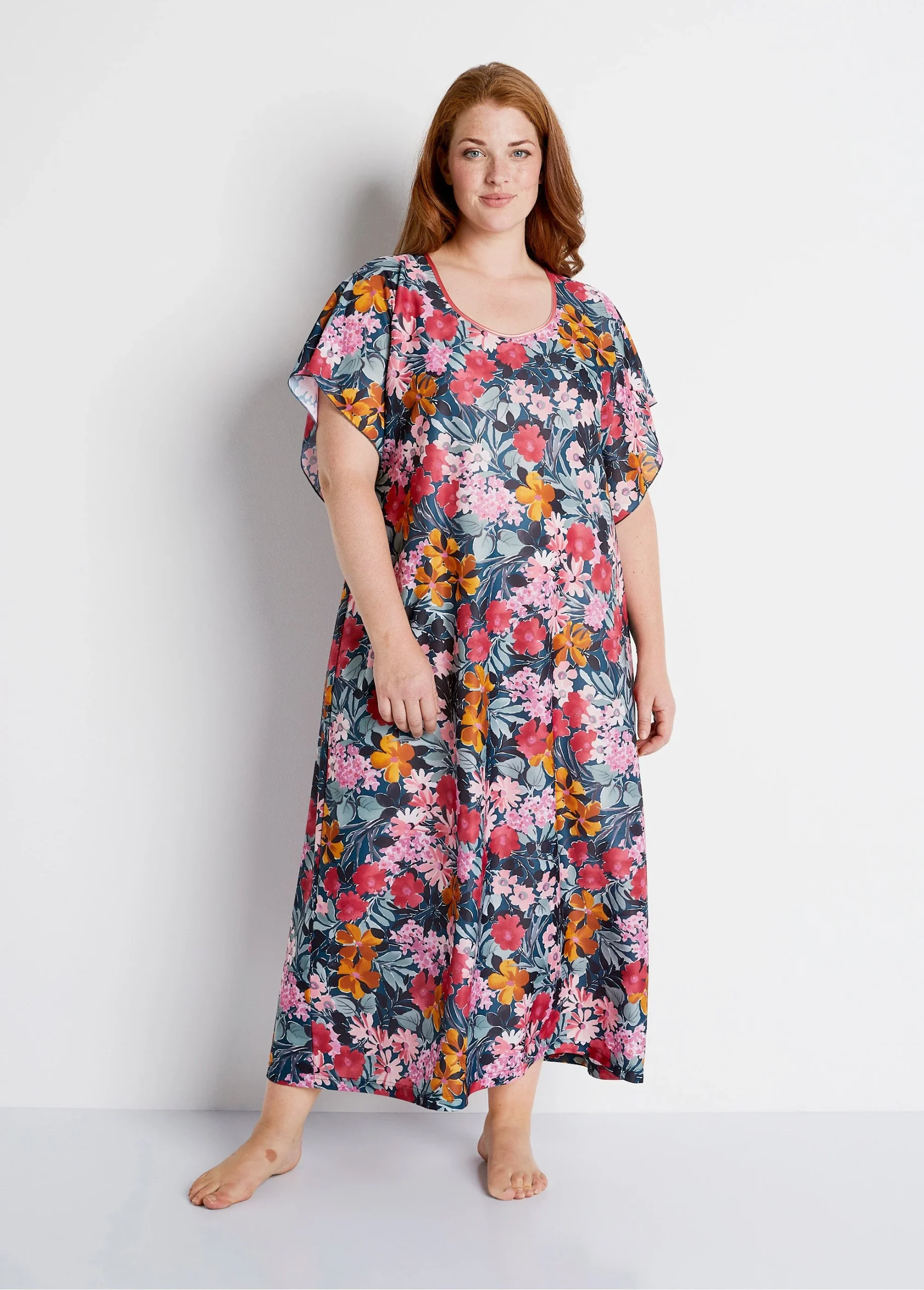 Vestido de azafata punto raso estampado - Imagen 5