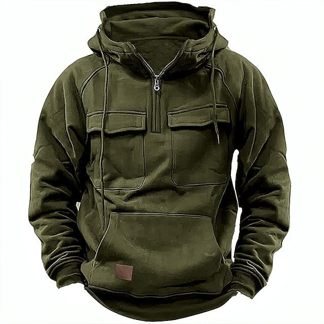 Sudadera Con Capucha Para Hombre | Media Cremallera - Imagen 6